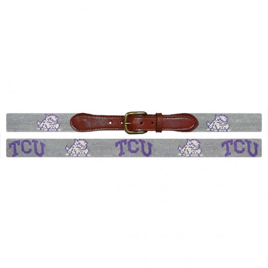 TCU Needlepoint Belt