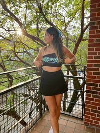 Tulane Lightning One Shoulder Top