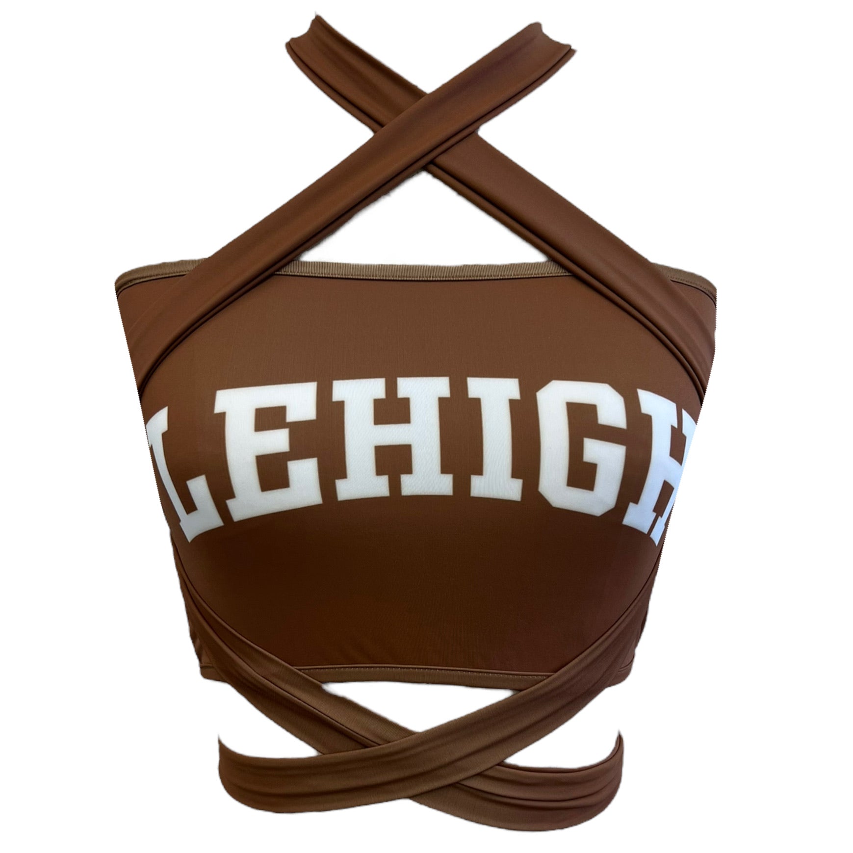 Lehigh Brown Multi Way Bandeau Top
