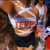 Maryland Terps White Multi Way Bandeau Top