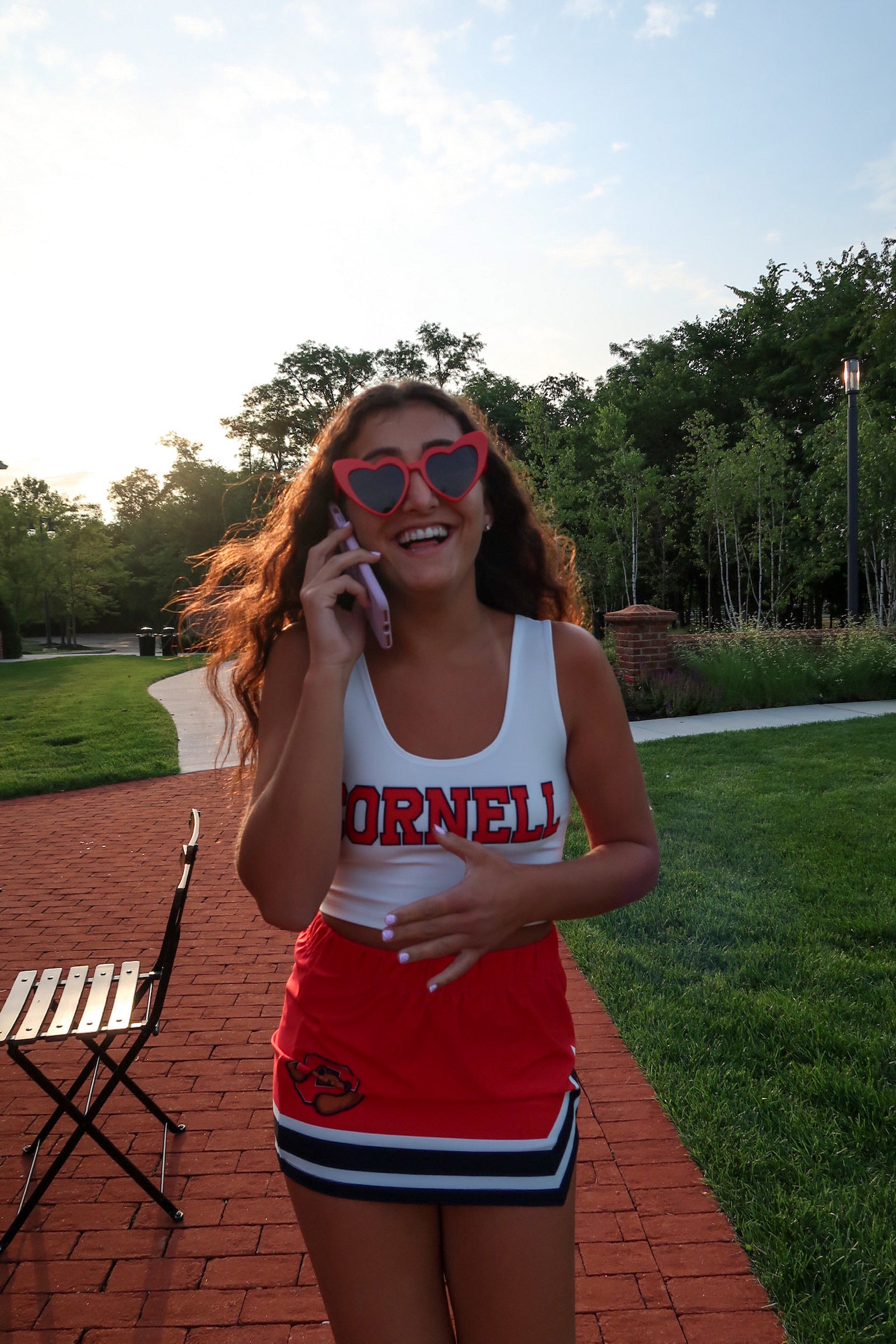 Cornell Game Day Skirt