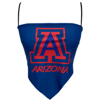 University of Arizona Strap Bandana Top