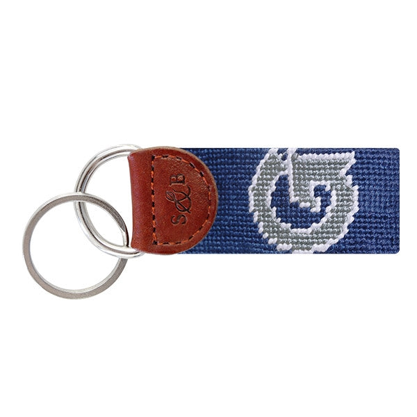 Georgetown Needlepoint Key Fob - lo + jo, LLC