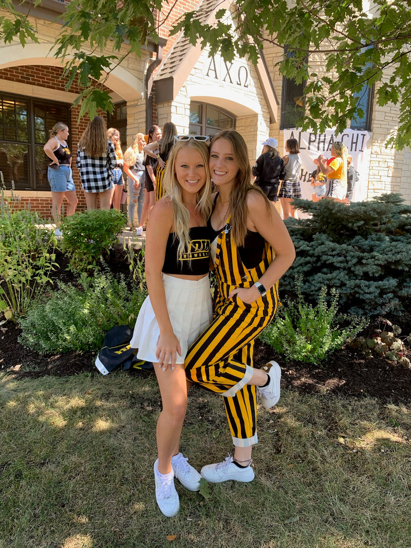 Iowa Hawkeyes Black Tube Top