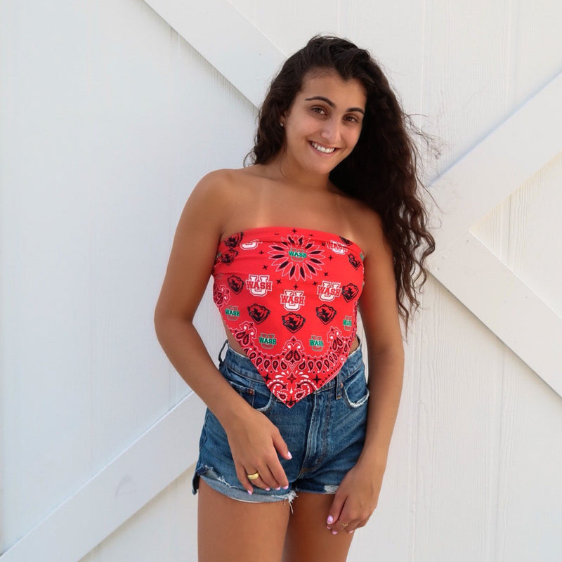 WashU Bandana Top