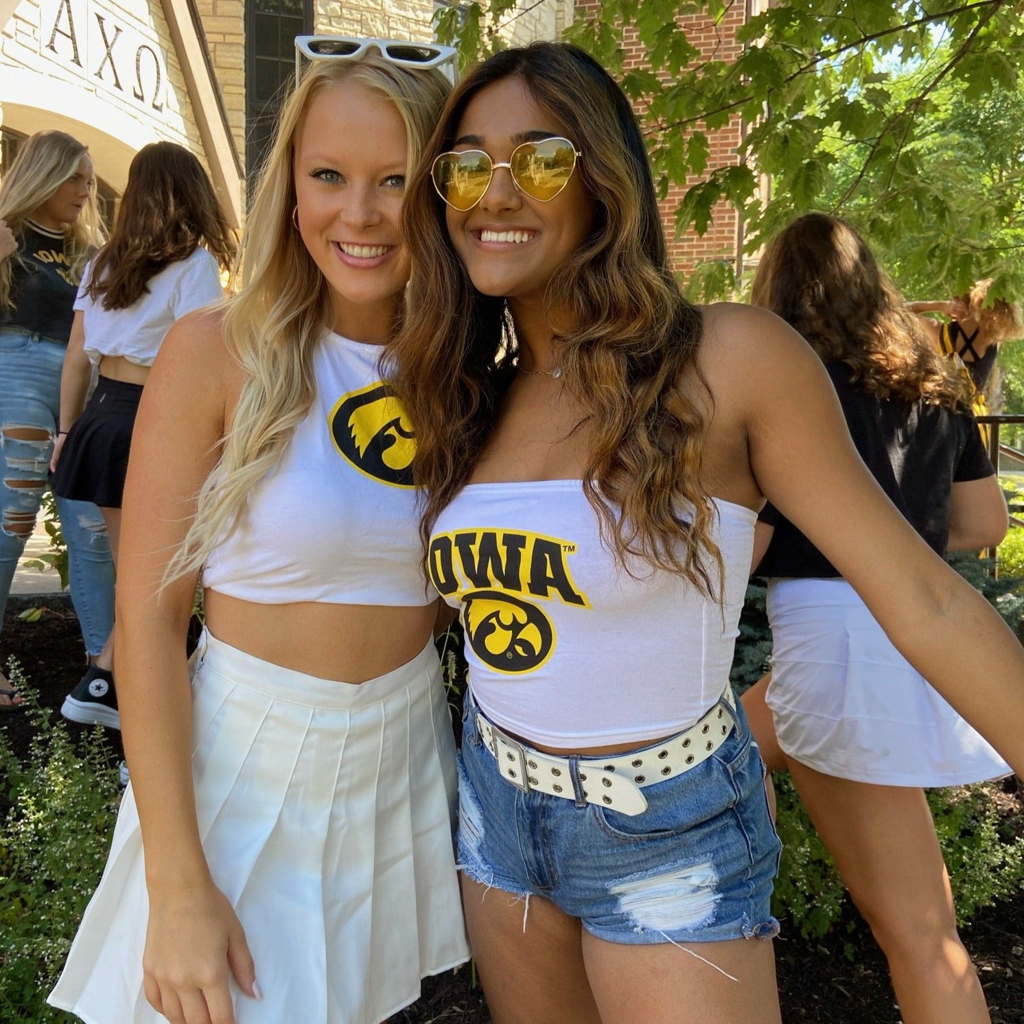 Iowa Hawkeyes White Tube Top – lojobands