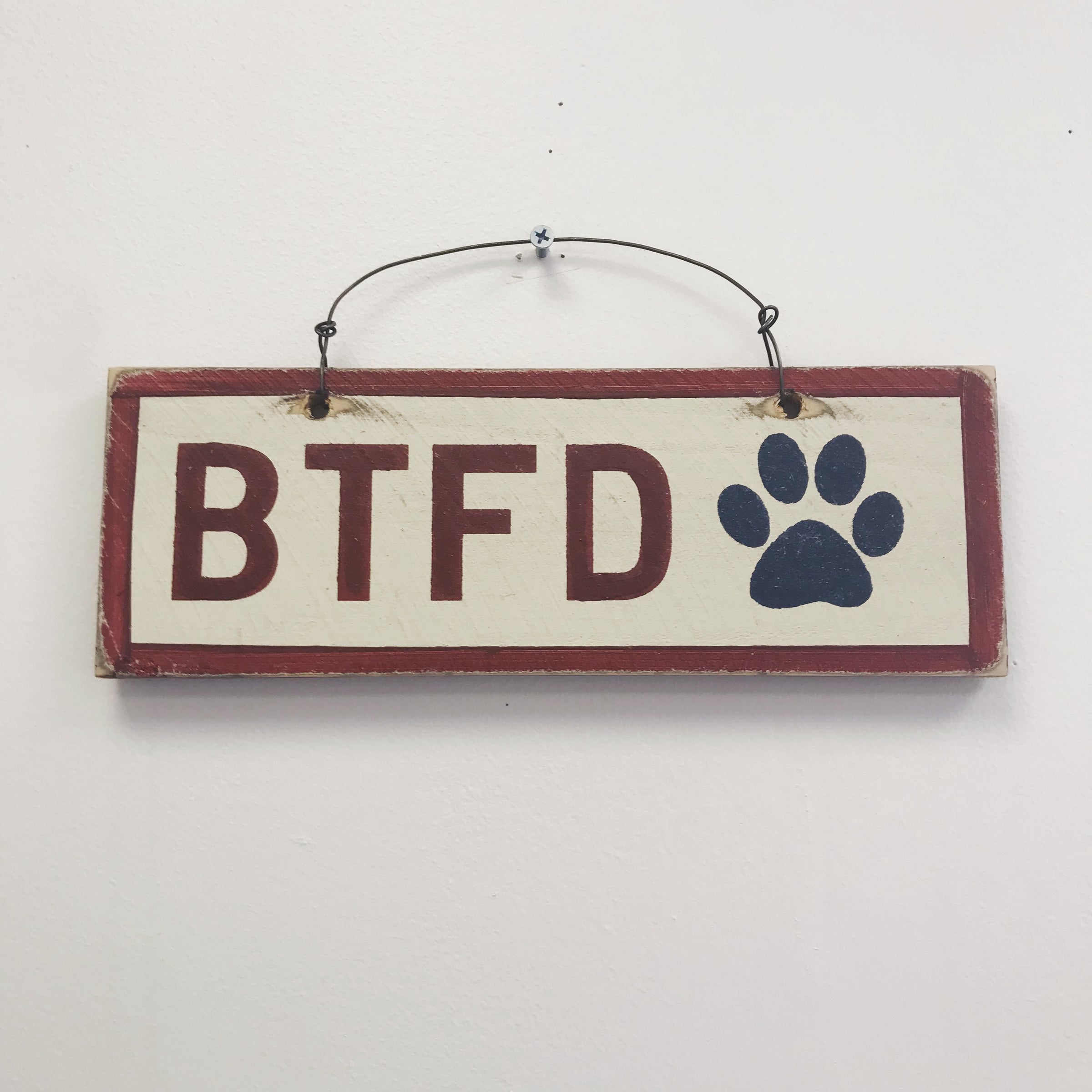 BTFD Wooden Sign – lojobands