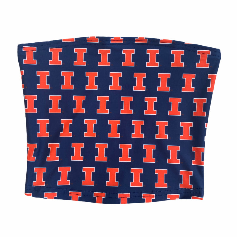 Illinois Fighting Illini All Over Tube Top