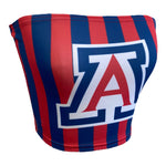 University of Arizona Wildcats Striped Tube Top