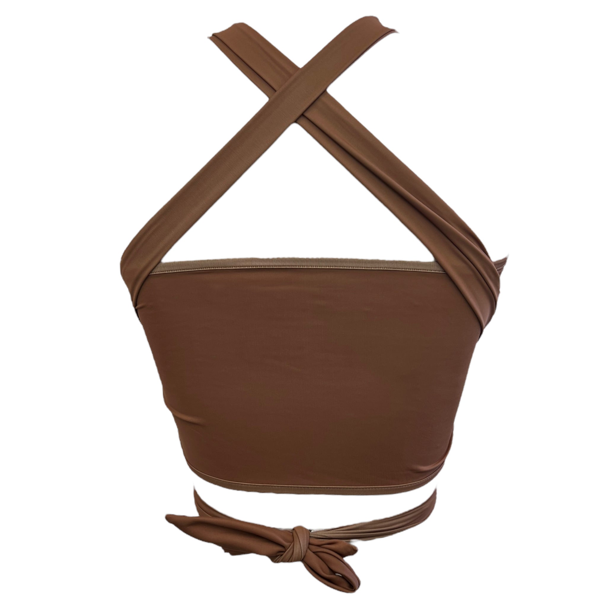Lehigh Brown Multi Way Bandeau Top