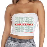 Christmas Have a Nice Day Tube Top - lo + jo, LLC