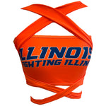 Illinois Fighting Illini Orange Multi Way Bandeau
