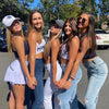 Monmouth Hawks White Bandeau Top