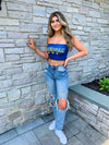 University of Michigan Bold Stars Tube Top