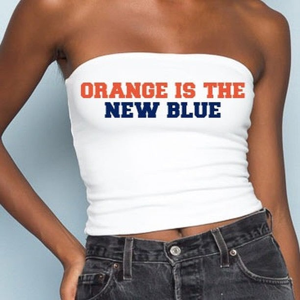 Orange is the New Blue Tube Top