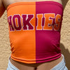 Virginia Tech Hokies Two Tone Tube Top