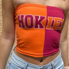 Virginia Tech Hokies Two Tone Tube Top