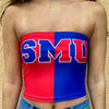 SMU Mustangs Two Tone Tube Top