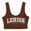 Lehigh Brown Crop Tank Top
