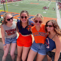 Illinois Fighting Illini Strap Bandana Top