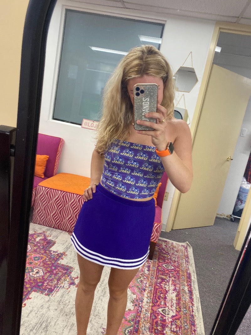 JMU All Over Tube Top