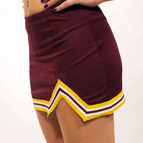 Maroon & Gold V-Cut Tailgate Skirt