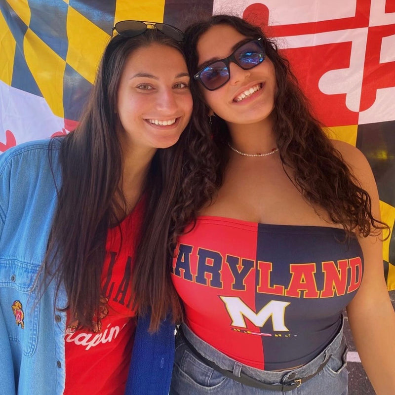 Maryland Terps Two Tone Tube Top