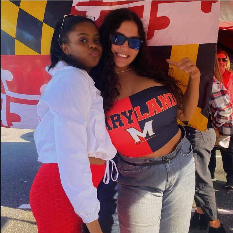 Maryland Terps Two Tone Tube Top