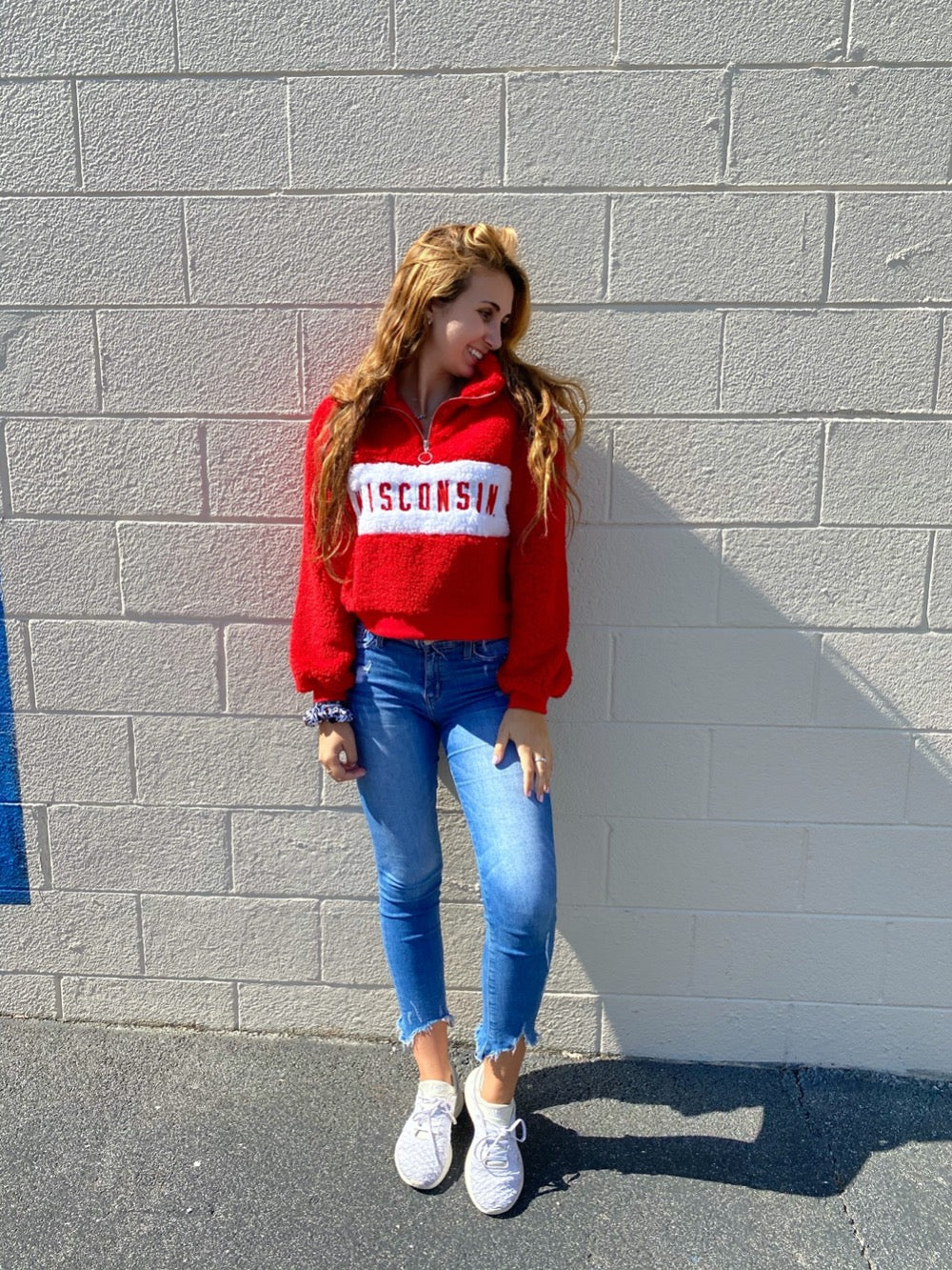 Wisconsin Teddy Quarter Zip