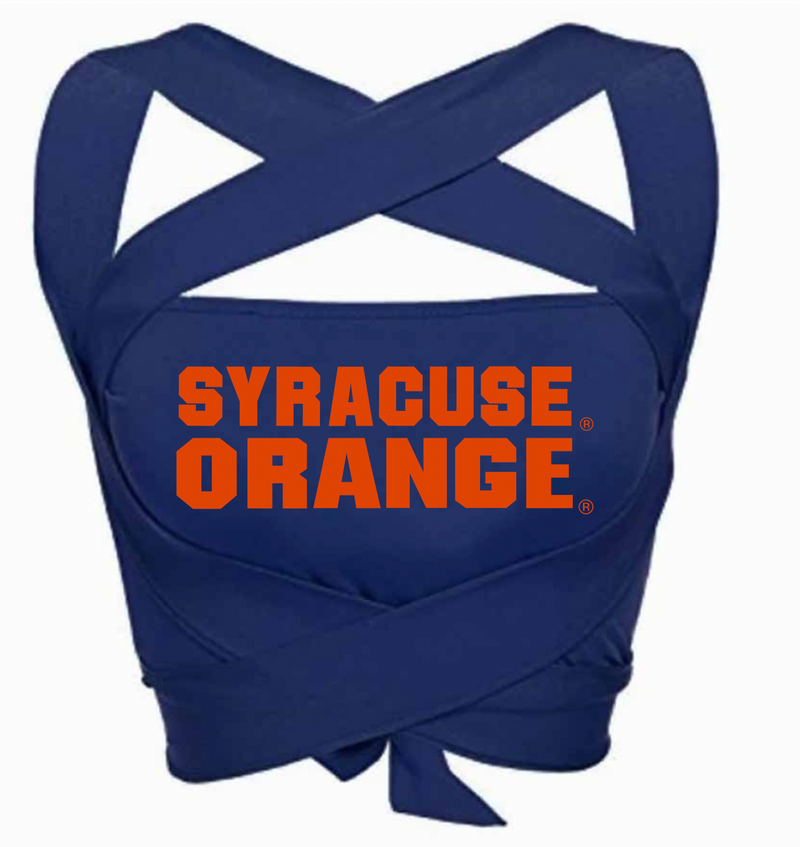 Syracuse Navy Multiway Bandeau Top