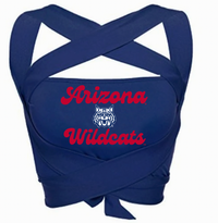 University of Arizona Navy Multiway Bandeau Top