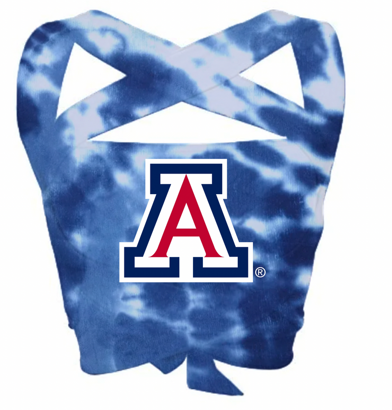 University of Arizona Tie Dye Multiway Bandeau
