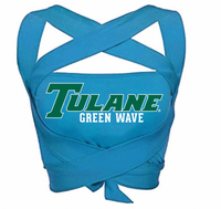 Tulane Light Blue Multi Way Bandeau Top
