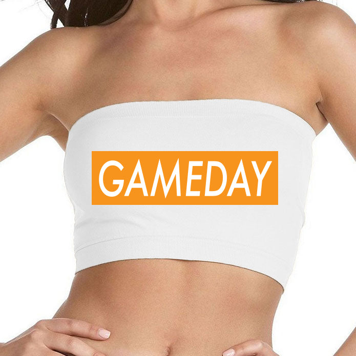 Gameday White Bandeau Top