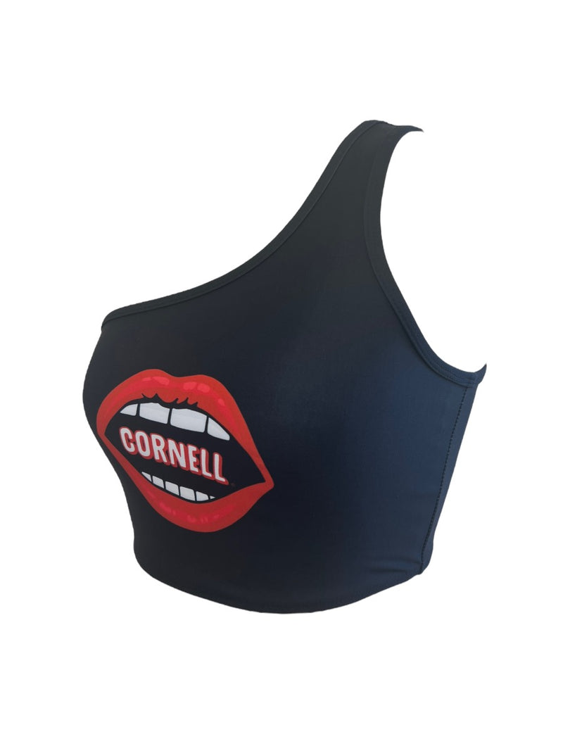Cornell Lips One Shoulder Top