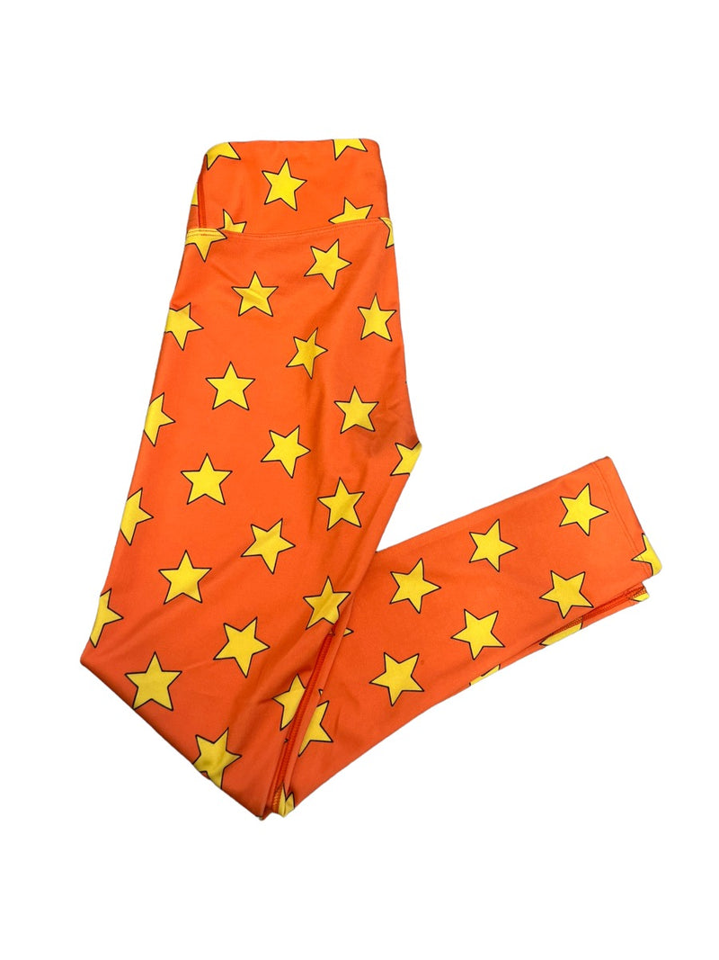Orange & Yellow Star Leggings