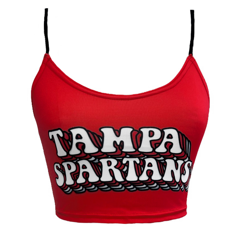 Tampa Spartans Red Spaghetti Tank