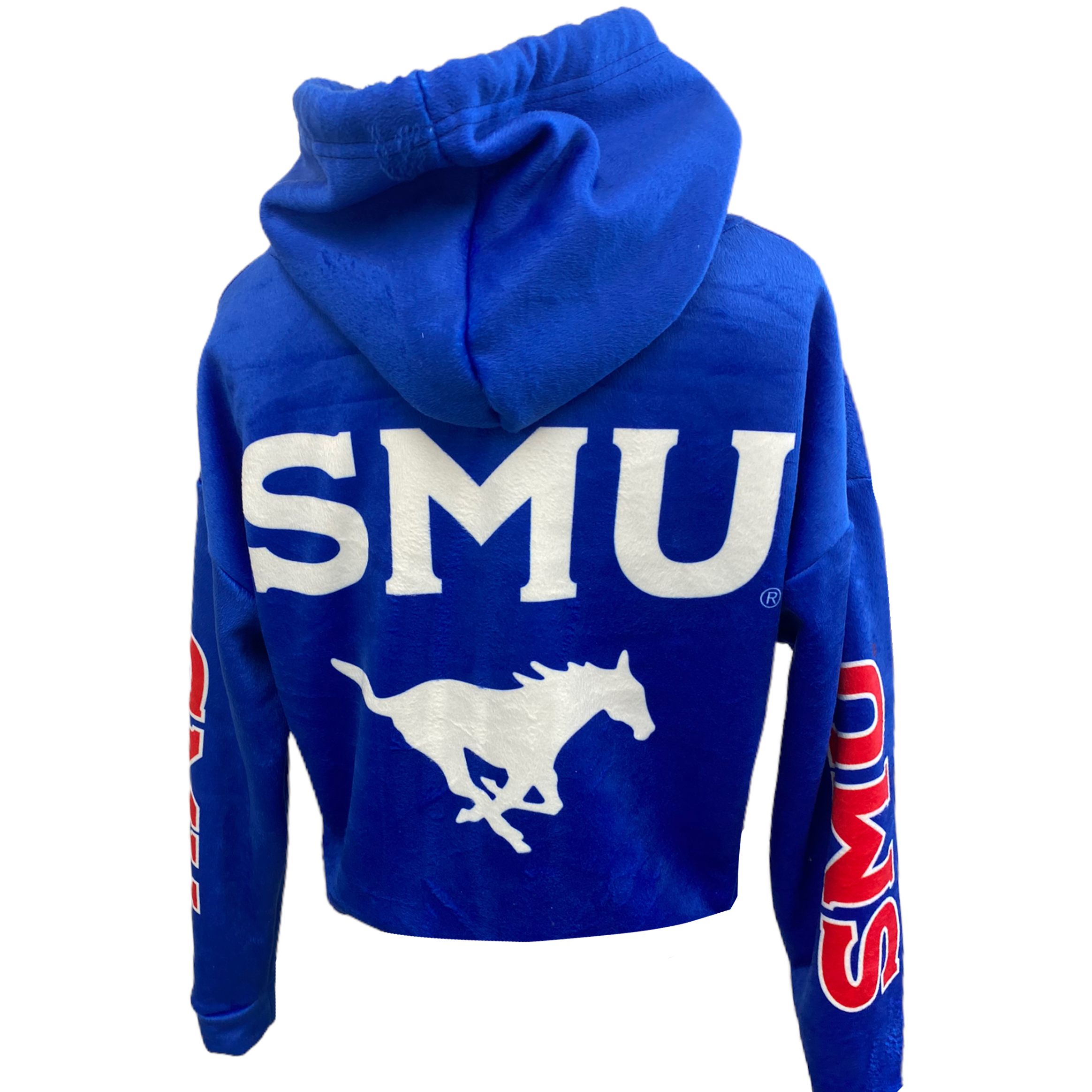 SMU Mustangs Varsity Furry Hoodie