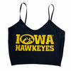 Iowa Hawkeyes Black Spaghetti Tank