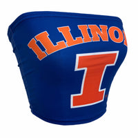 Illinois Fighting Illini Navy Tube Top