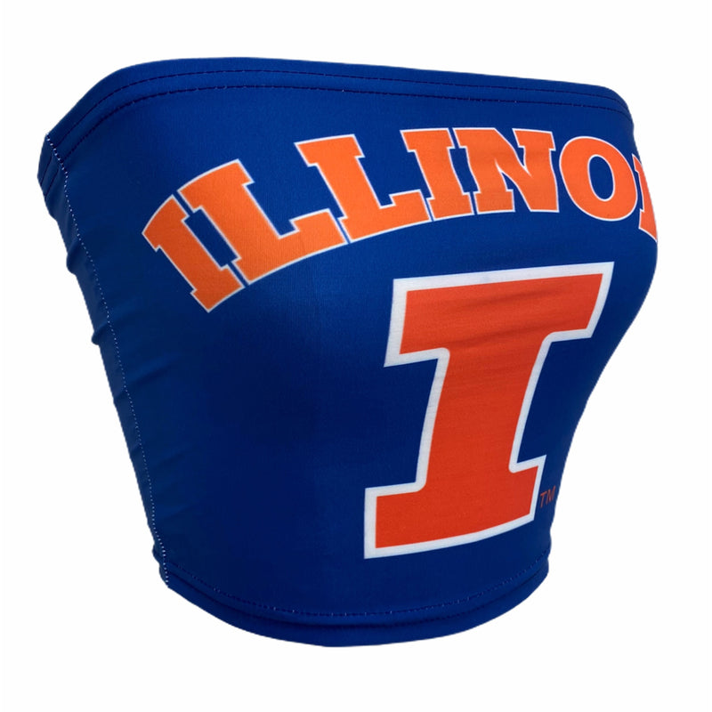 Illinois Fighting Illini Navy Tube Top