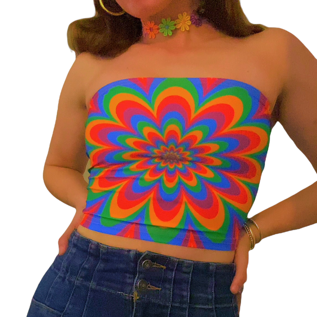 Trippy Groovy Tube Top