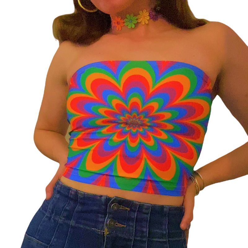 Trippy Groovy Tube Top