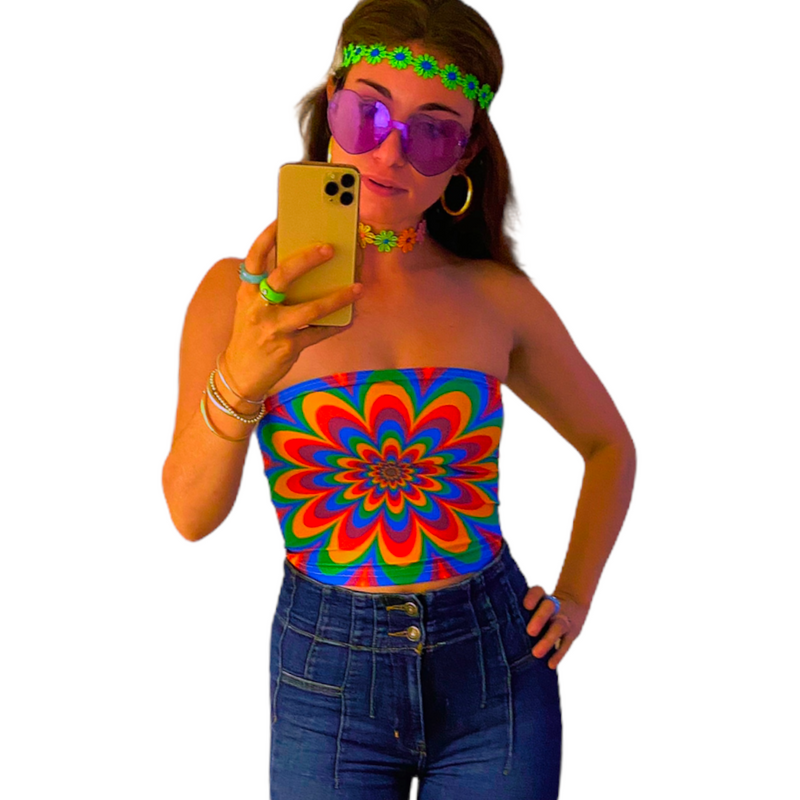 Trippy Groovy Tube Top