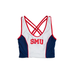 Southern Methodist University SMU Sporty Cropped Tank