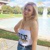 University of Central Florida White Fitted Tube Top