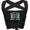 University of Hawaii Black Multi Way Bandeau Top
