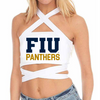 FIU Panthers White Multi Way Bandeau Top