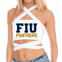 FIU Panthers White Multi Way Bandeau Top