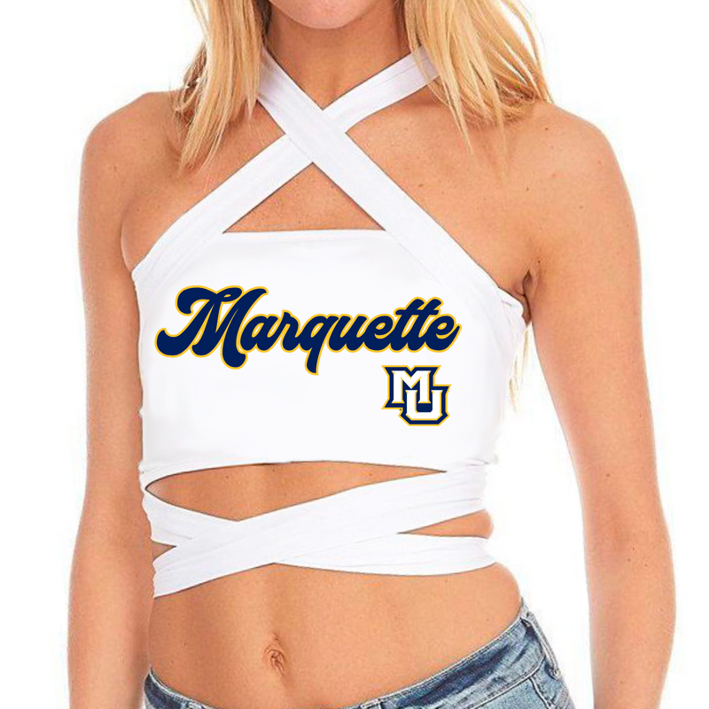 Marquette White Multi Way Bandeau Top